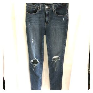 Levi’s Distressed 721 jeans